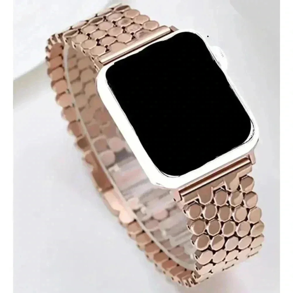 Stainless Steel Fish Scale Watch Band